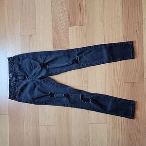 5/$15 Black distressed jeans 1/25 money rich